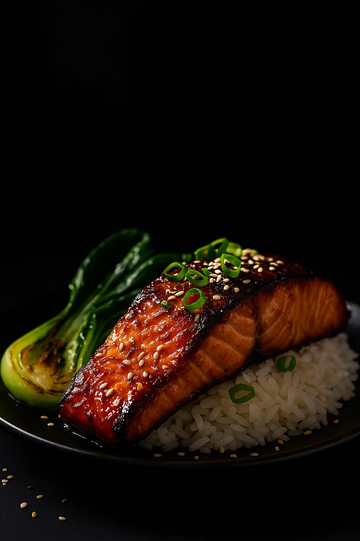 Losos sa miso-javor glazurom i bok čojem 🔥🐟